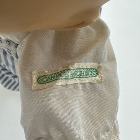 1985 Preemies Cabbage Patch Kid Doll Blue Eyes Blue Signature Factory CPK - Picture 15 of 16